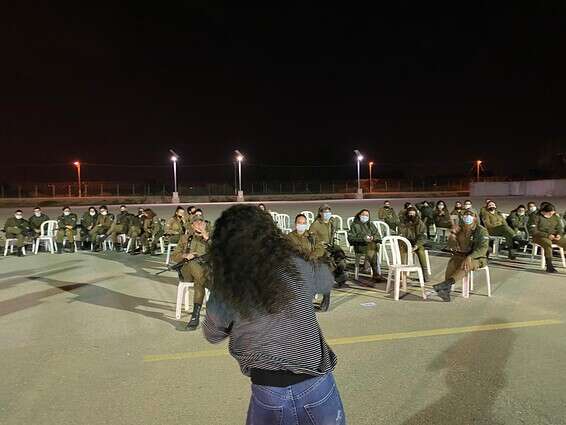 החיילים התלהבו, המפקדים לא תמיד // צילום: באדיבות מאי סייג